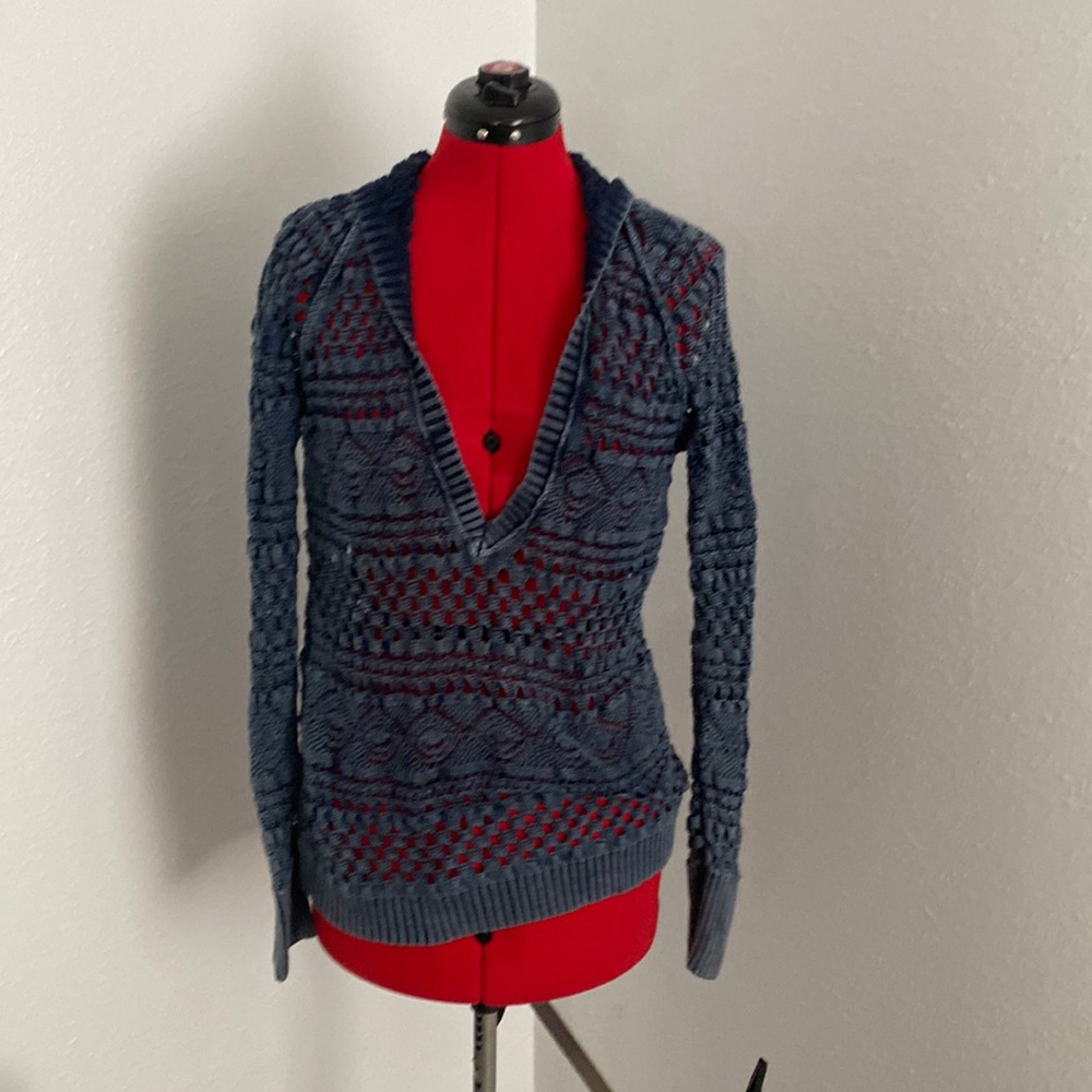 Maurice’s crocheted hoodie